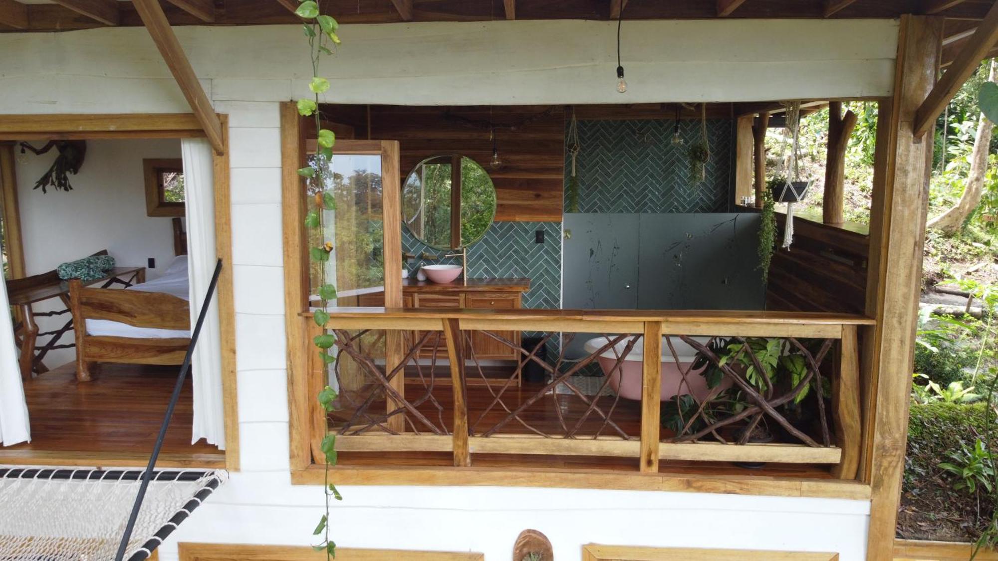 Villa Jungle Spirit Treehouse Cahuita Exterior foto