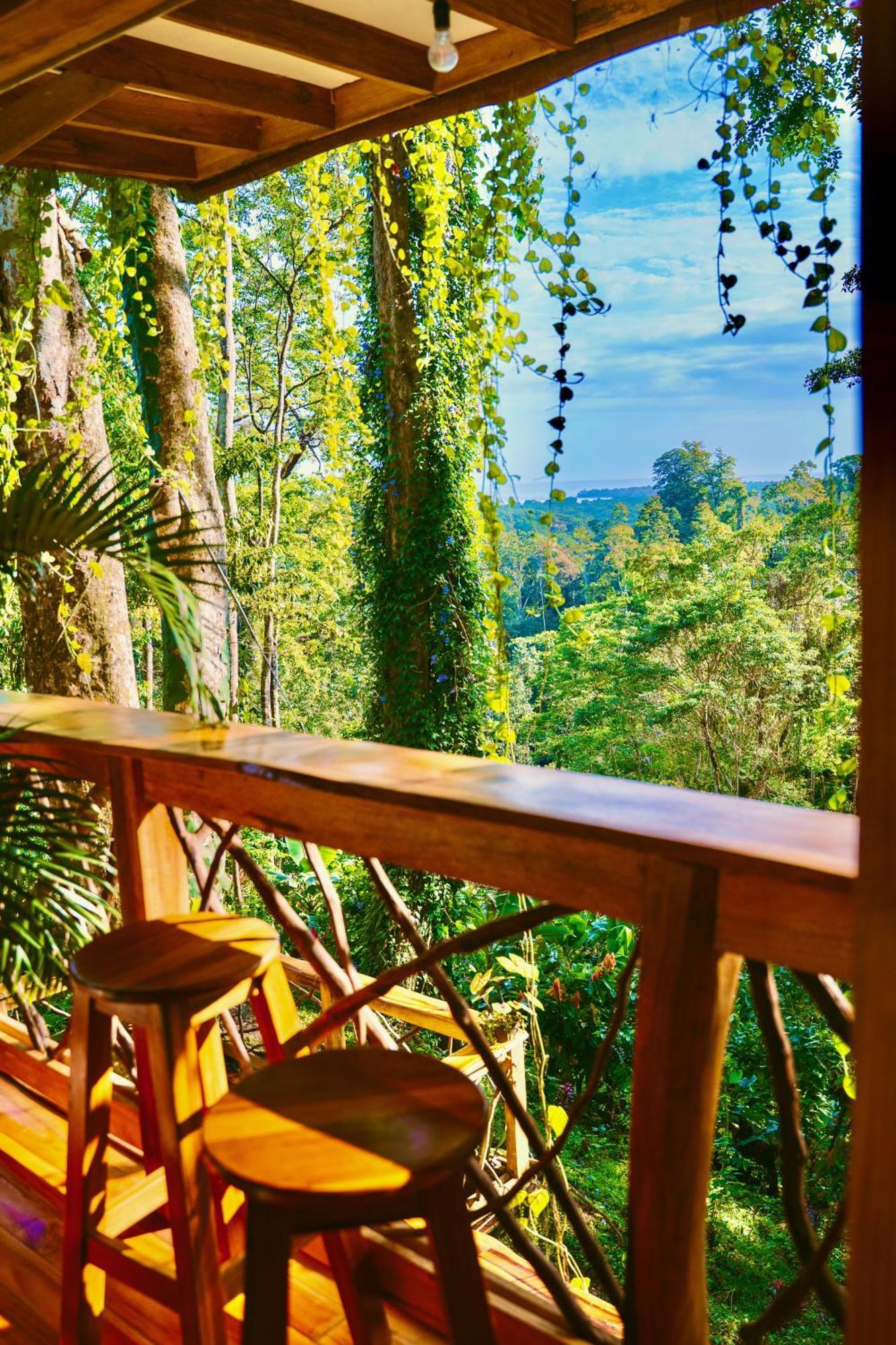 Villa Jungle Spirit Treehouse Cahuita Exterior foto